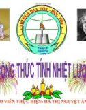 Bài giảng Vật lý 8: Công thức tính nhiệt lượng