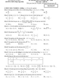Đề thi học kì 2 môn Toán 10 năm 2017-2018 có đáp án - Trường THPT Phan Ngọc Hiển - Mã đề 357