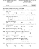 Đề thi học kì 2 môn Toán lớp 10 năm 2019-2020 có đáp án – Trường THPT Phan Đình Phùng