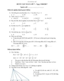 Đề ôn tập học kỳ II năm 2017 môn Toán 7