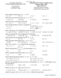 Đề thi khảo sát môn Toán lớp 10 năm 2018-2019 lần 3 - THPT Nguyễn Viết Xuân - Mã đề 103