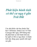 Phát hiện hành tinh có thể cư ngụ ở gần Trái Đất