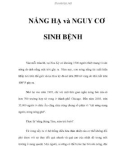 NẮNG HẠ và NGUY CƠ SINH BỆNH