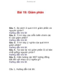 Bài 19: Giảm phân