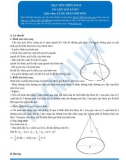 Toán 12: Mặt nón tròn xoay-P1 (Tài liệu bài giảng) - GV. Lê Bá Trần Phương