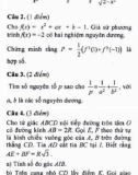 Đề thi vào lớp 10 môn toán trường THPT chuyên Hà Tĩnh