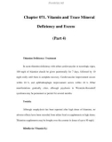 Chapter 071. Vitamin and Trace Mineral Deficiency and Excess (Part 4)