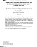 Bước đầu điều trị khớp giả xương thuyền tiến triển sập lún bằng phương pháp lấy bỏ xương thuyền, hàn bốn xương góc cổ tay - báo cáo hai trường hợp