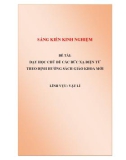 Sáng kiến kinh nghiệm THPT: Dạy học chủ đề các bức xạ điện từ theo định hướng sách giáo khoa mới