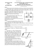 Đề thi học sinh giỏi môn Lý lớp 11 - Kèm Đ.án