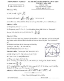 Đề thi thử tuyển sinh vào lớp 10 môn Toán năm 2024-2025 có đáp án - Phòng GD&ĐT Nam Đàn