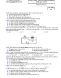 Đề thi học kì 2 môn Vật lí lớp 11 năm 2020-2021 có đáp án - Trường THPT Yên Lạc 2