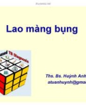 Bài giảng Lao màng bụng - Bs. Huỳnh Anh Tuấn