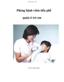 Phòng bệnh viêm tiểu phế quản ở trẻ em