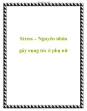 Stress – Nguyên nhân gây rụng tóc ở phụ nữ