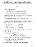 Luyện thi môn Toán khối A - Giới thiệu đề thi tuyển sinh vào đại học 1997-2002 (Tập 1): Phần 2