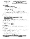 Đề thi học kì 1 lớp 9 môn Toán năm 2017 có đáp án - Sở GD&ĐT Bạc Liêu