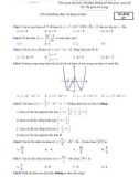Đề kiểm tra HK 1 môn Toán lớp 12 năm 2017-2018 - THPTYênLạc2 - Mã đề 357