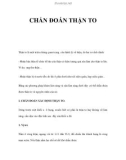 CHẨN ĐOÁN THẬN TO