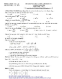Đề thi khảo sát chất lượng giữa học kì 1 môn Toán lớp 9 năm 2020-2021 - Trường THCS Văn Tiến, Vĩnh Phúc