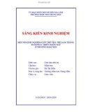 Sáng kiến kinh nghiệm Mầm non: Một số kinh nghiệm giúp trẻ nhà trẻ 24-36 tháng tuổi phát triển ngôn ngữ ở trường mầm non