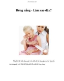 Bỏng nắng - Làm sao đây?