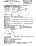 Đề thi học kì 1 môn Toán lớp 7 năm 2022-2023 có đáp án - Trường PTDTBT THCS Xã Khoen On (Đề số 1)