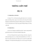 THÔNG LIÊN NHĨ (Kỳ 3)