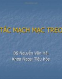 Bài giảng Tắc mạch mạc treo - BS. Nguyễn Văn Hải