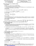 Đề Thi Thử ĐH Môn TOÁN Lần I - THPT Đặng Thúc Hứa - Nghệ An [2009 - 2010]