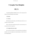 U lympho Non Hodgkin (Kỳ 1)