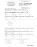 Đề thi giữa học kì 1 môn Toán lớp 11 năm 2020-2021 có đáp án - Trường THPT Chu Văn An