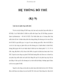 HỆ THỐNG BỔ THỂ (Kỳ 9)