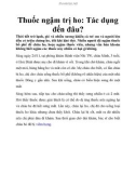 Thuốc ngậm trị ho: Tác dụng đến đâu?