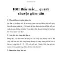 1001 thắc mắc… quanh chuyện giảm cân