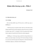 Khám chấn thương sọ não (Phần 2)