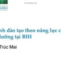 Bài giảng Mô hình đào tạo theo năng lực cho Điều dưỡng tại BIH