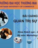 Bài giảng Quản trị sự kiện: Chương 2 - ĐH Thương Mại