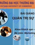 Bài giảng Quản trị sự kiện: Chương 1 - ĐH Thương Mại