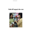 Sính đồ ngoại cho con