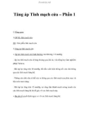 Tăng áp Tĩnh mạch cửa – Phần 1