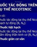 Bài giảng Thuốc tác động trên thụ thể Nicotinic (BS. Lê Kim Khánh)