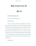 RỐI LOẠN LO ÂU (Kỳ 2)