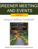 Lecture The complete guide to greener meetings and events: Chapter 4 - Samuel deBlanc Goldblatt