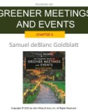 Lecture The complete guide to greener meetings and events: Chapter 3 - Samuel deBlanc Goldblatt