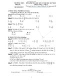 Đề thi học kì 2 lớp 6 môn Toán năm 2017-2018 có đáp án - Trường THCS Phú Đa