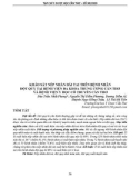 Khảo sát nếp nhăn dái tai trên bệnh nhân đột quỵ tại Bệnh viện Đa khoa Trung ương Cần Thơ và Bệnh viện Y học cổ truyền Cần Thơ