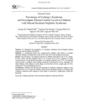 Tỷ lệ hội chứng Cushing và khảo sát nồng độ Cortisol máu trên bệnh nhân hội chứng thận hư kháng Corticosteroid