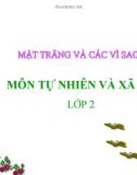 Bài 33: Mặt trăng và các vì sao - Bài giảng điện tử Tự nhiên Xã hội 2 - L.K.Chi