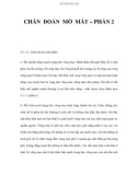 CHẨN ĐOÁN MỜ MẮT – PHẦN 2